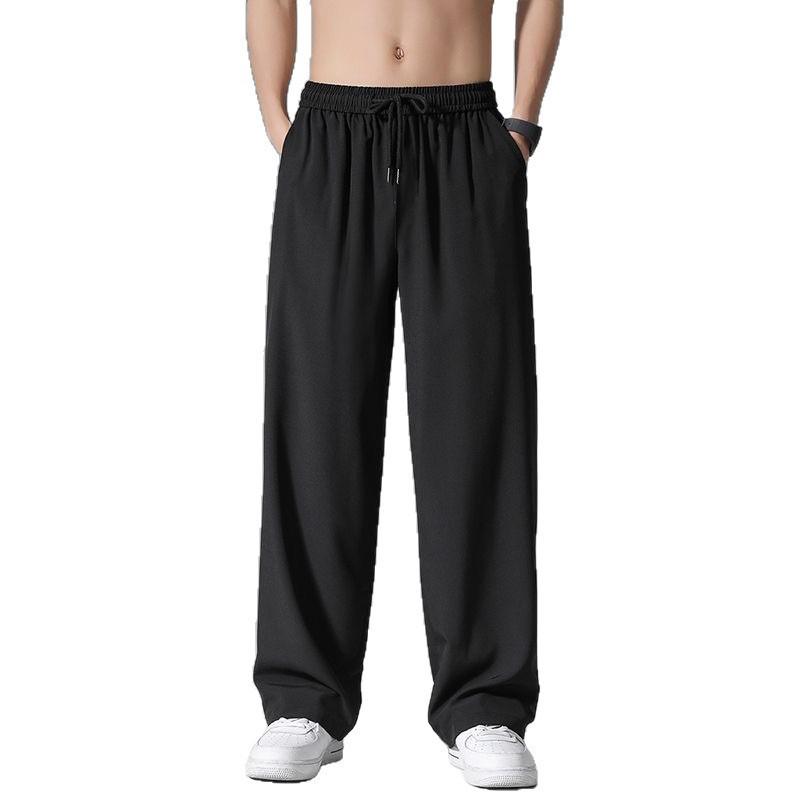 Ice Silk Quick-Dry Men's Straight Leg Summer Sports Pants