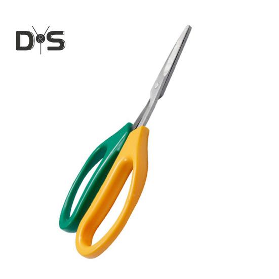 Foarfece de tundere din oțel inoxidabil cu mâner moale Mașini de tuns de grădină multifuncționale cu cap înclinat sau drept pentru tăierea fructelor de grădină