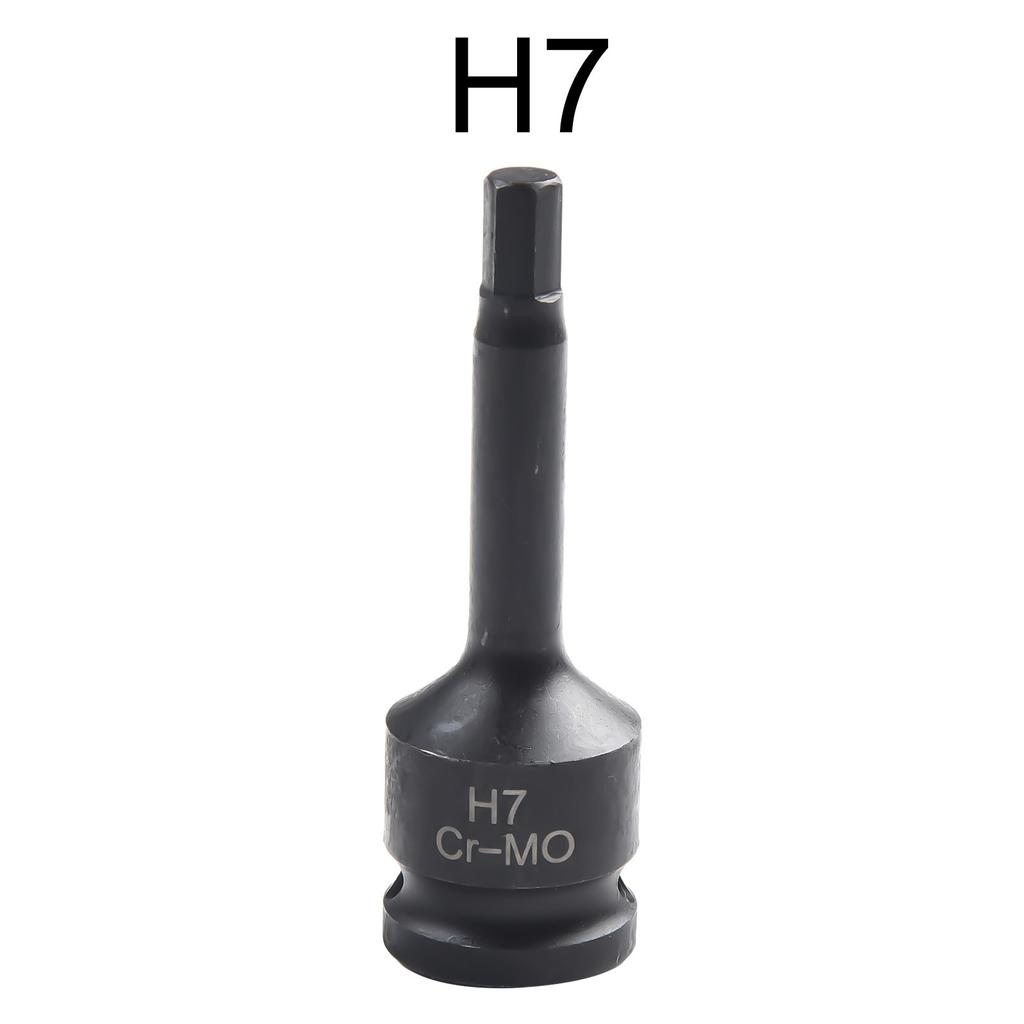 Adapter nasadki 80 mm Klucz pneumatyczny Czarny Wiertarka elektryczna Głowica sześciokątna Nasadka sześciokątna