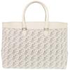 Used AUTHENTIC BERLUTI Toujours Marbouf XL Tote Bag White Leather