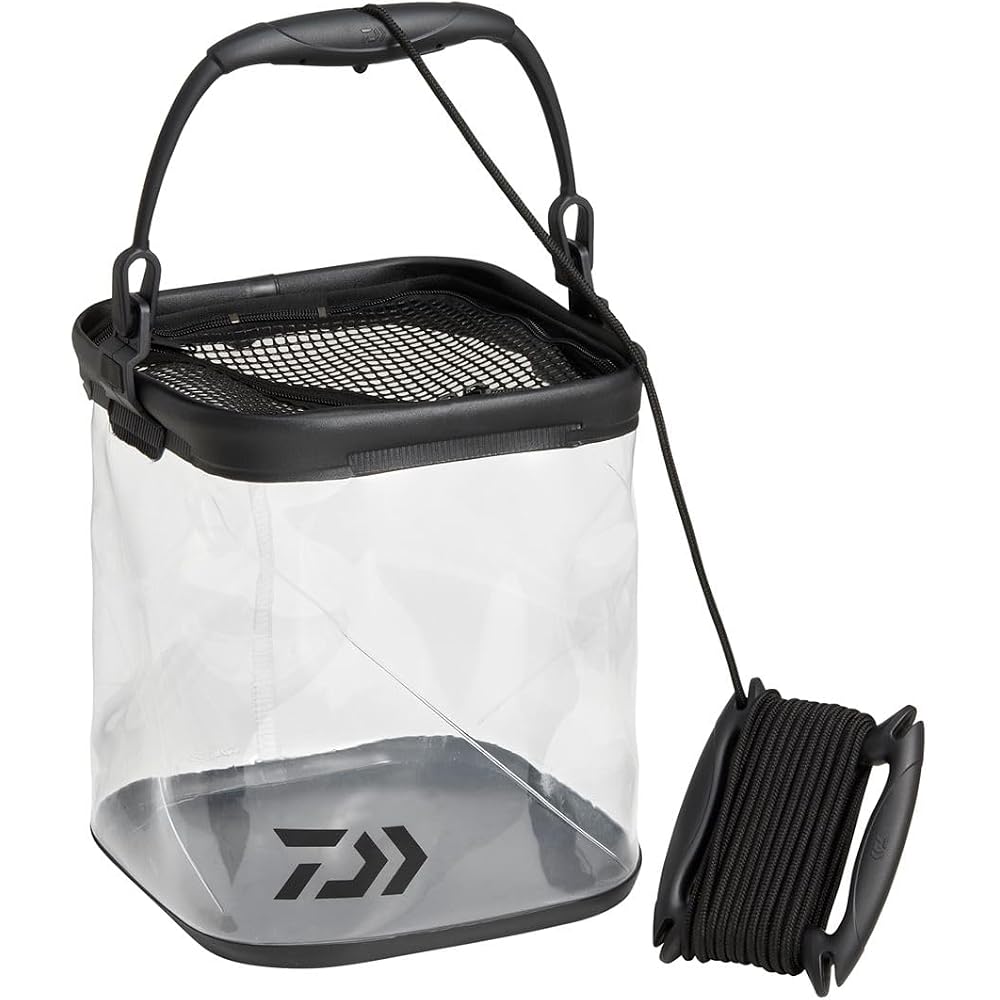 Daiwa Tackle Storage Bag M23CM Clear Black Waterproof Fishing Gear Bag