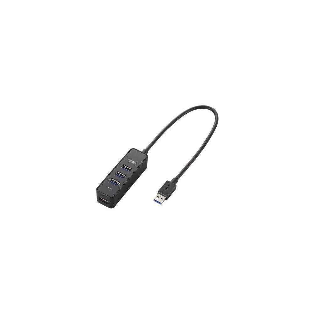 [Набор из 5 шт.] ELECOM Магнитный USB 3.0 хаб на 4 порта U3H-T405BBK