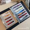 Nail Art Piece Storage Book Large Capacity Exhibition Photo Album Card Clip Display Board Diy Simple Album Storage Book