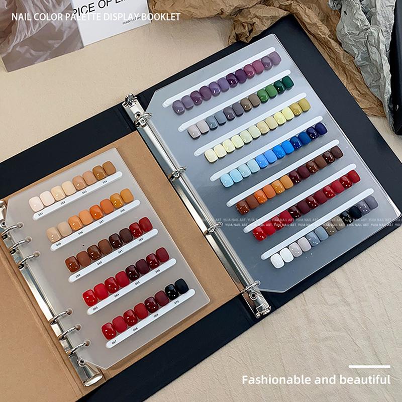 Nail Art Piece Storage Book Large Capacity Exhibition Photo Album Card Clip Display Board Diy Simple Album Storage Book