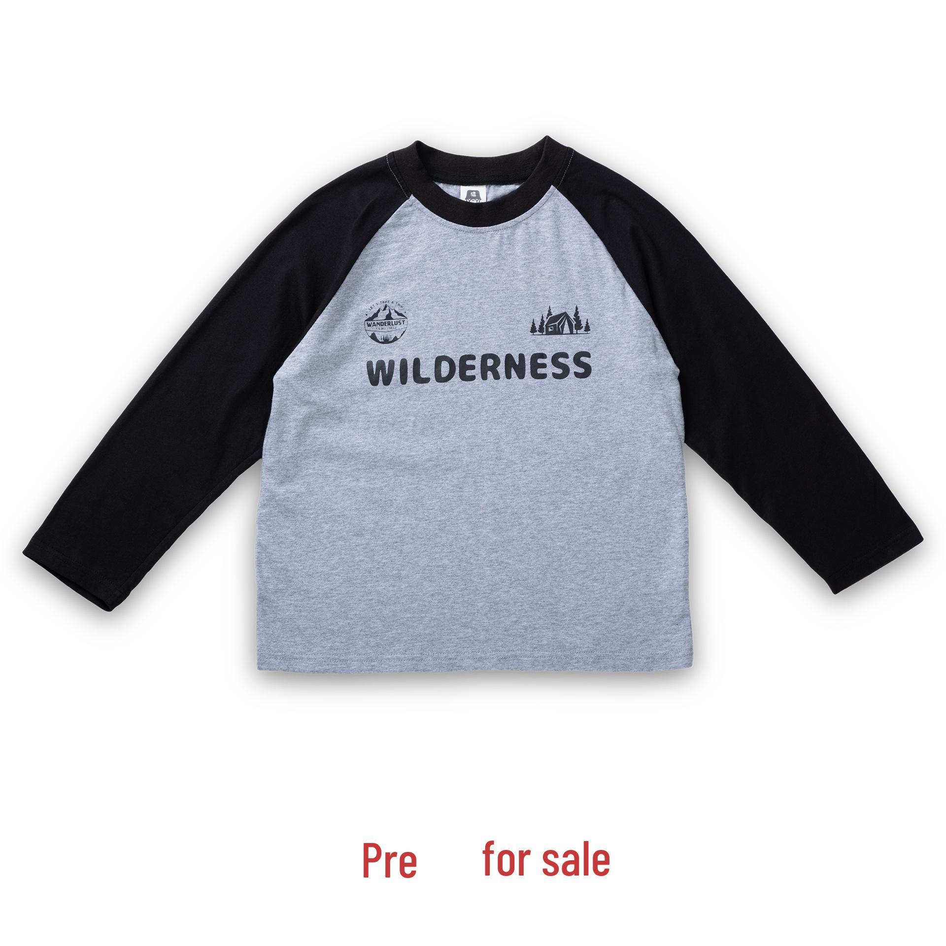 

Ape Home Хлопковая детская футболка реглан с длинным рукавом в горном стиле - Топ с цветными блоками для мальчиков на осень 100cm