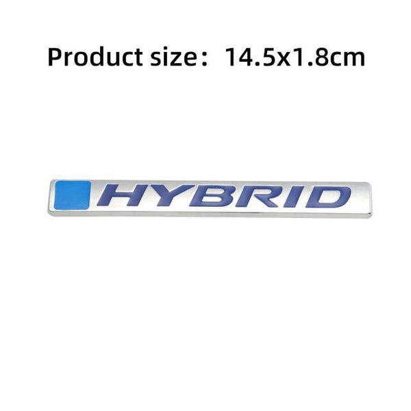 Car Sticker Emblem Auto Badge Decal for Hybrid Synergy Drive Letter Prius Camry Rav4 Crown Auris Honda Focus Toyota Styling