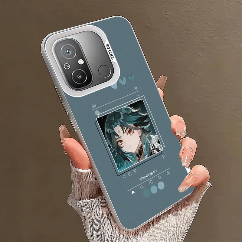 Genshin Impact Einfaches Design Stoßfeste Handyhülle für Xiaomi Poco X7 X6 X5 X3 Pro F7 Ultra M8 Redmi 15C 15 14C 13C 12C 10C 13 1