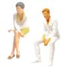 Resin Painted Figures Tiny People Toys, Simulation Miniature Toy , People Figurines for Diorama, Dollhouse Miniature Scene