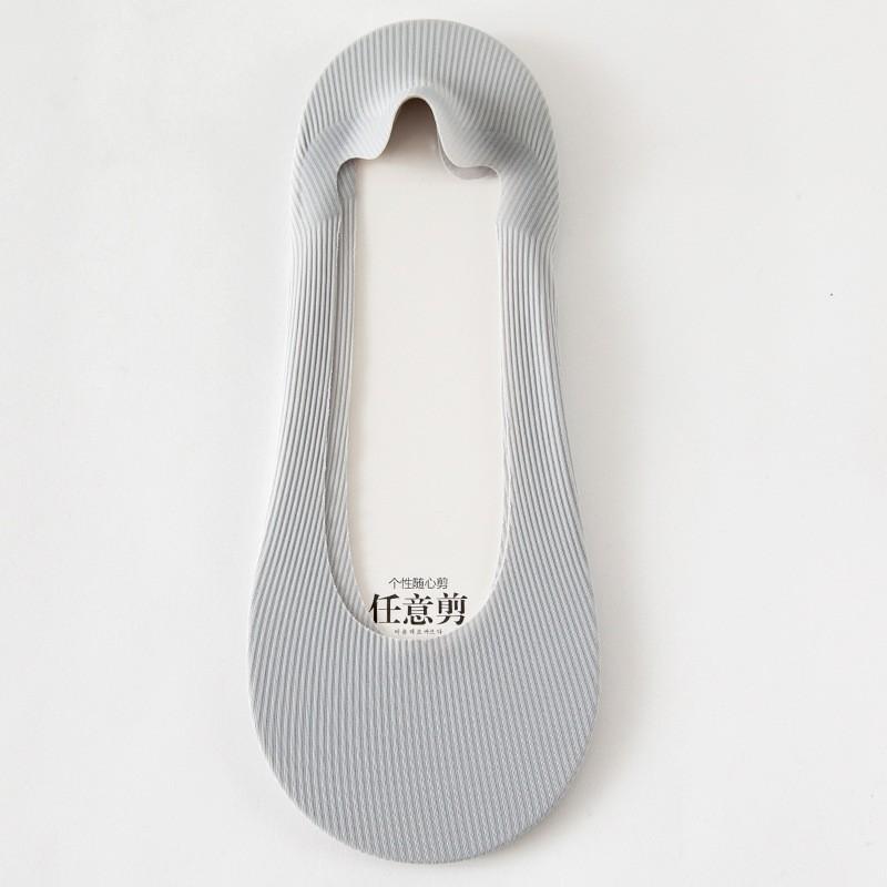 Invisible Women's Boat Socks, Fine Silk, Shallow Toe, Children's Summer Style, Invisible Socks, Freely Cut, Anti-slip, Thin Style
