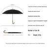 Extra Large Solid Wood Golf Umbrella with Automatic Long Handle—Customizable Logo