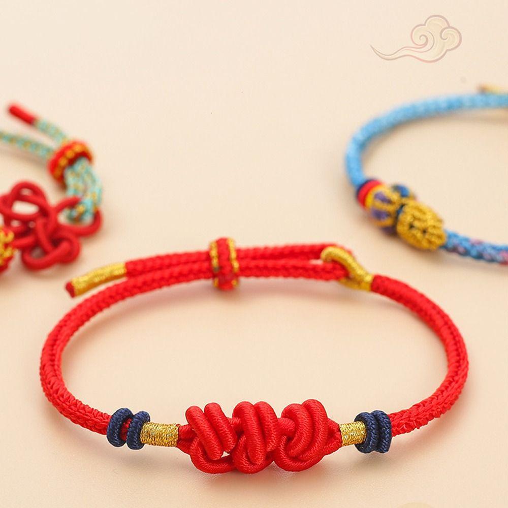 Fashion Colorful Bracelet Handmade Weaving Ethnic Style Hand Rope DIY Hand Strap Jewelry