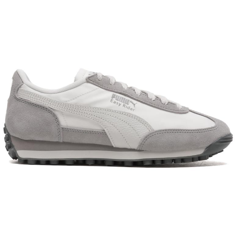 New PUMA Easy Rider Abrasion Resistant Low Top Casual Shoes Unisex Gray White 403146-02