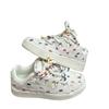 Fairy Bean Rainbow Grid Canvas Board Shoes Women's Summer Breathable Platform White Student Shoes Versatile Niche Sports and Leisure Shoes