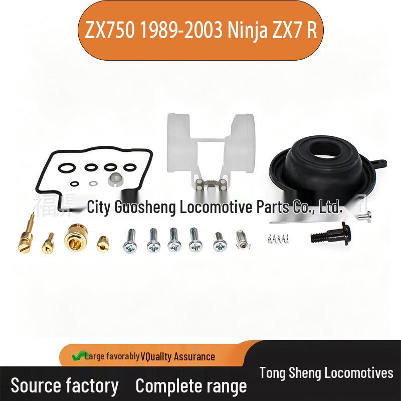 

4-Piece Carburetor Repair Kit for 1989-2003 Ninja ZX750 ZX7 R Consult Seller