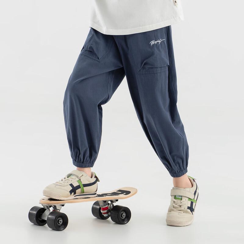 DODOJIA Boys  Summer Thin Cotton Workwear Trousers 110