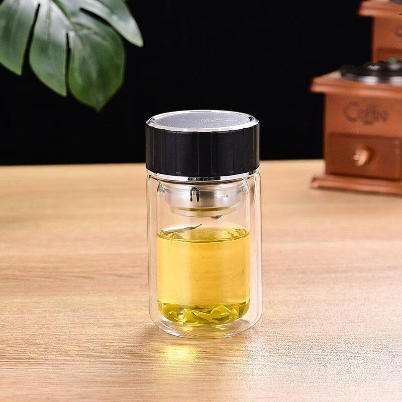 Shangqi Double-Wall Glass Tea Infuser Cup