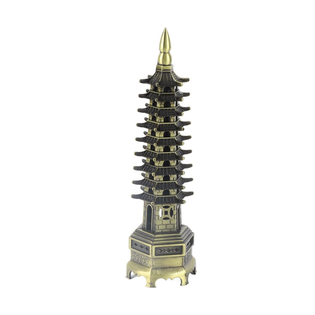 Chinese   WenChang Tower Model Miniature Tower Ornaments   Home Desktop Decor