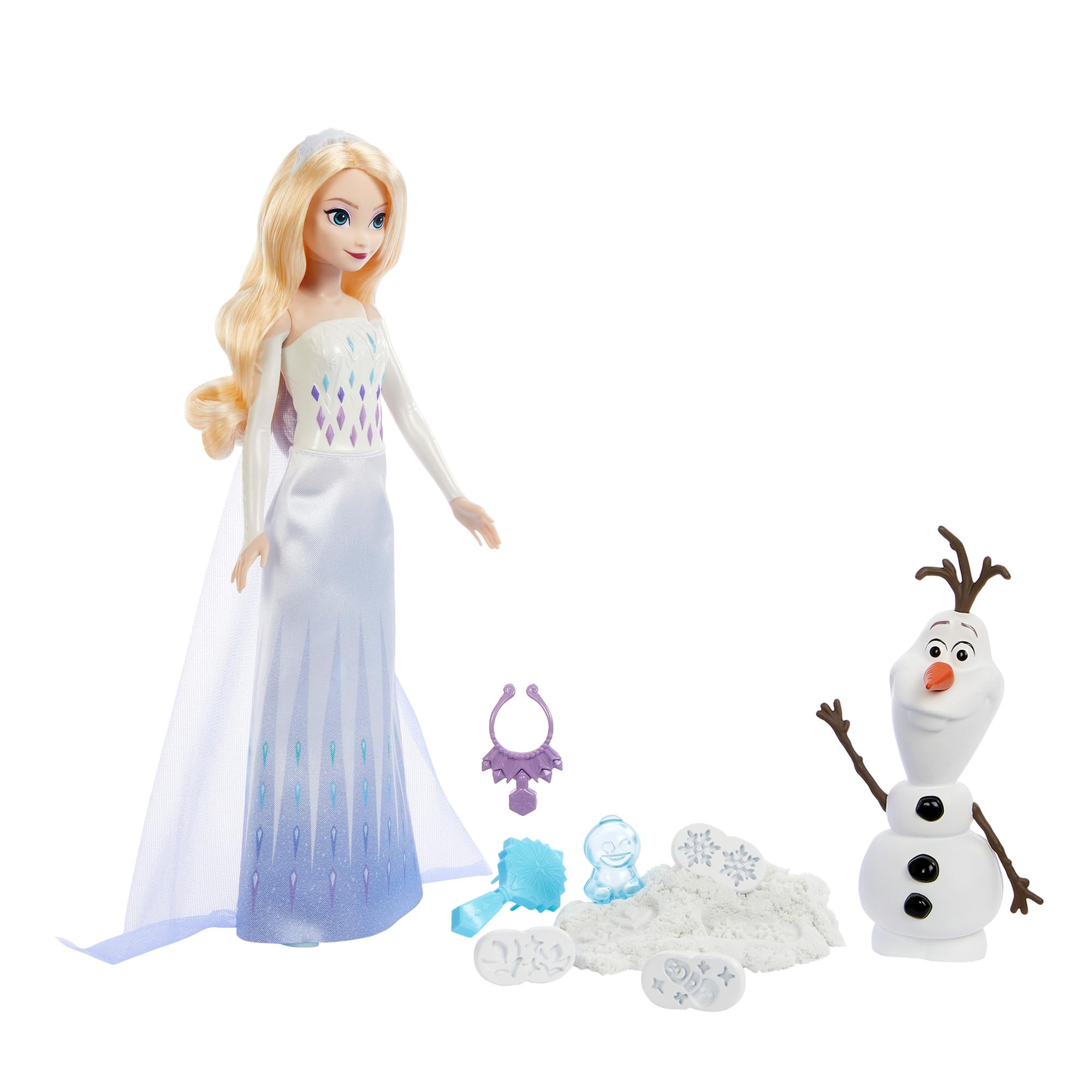 

Mattel Холодное Сердце Эльза и Олаф Штамп Снежные Игры Кукольный Домик Ролевая Игра Набор 1 Кукла и 1 Возраст Белый HYH10 Набор! Наряжаться & (Включает фигурку) 3+ белый