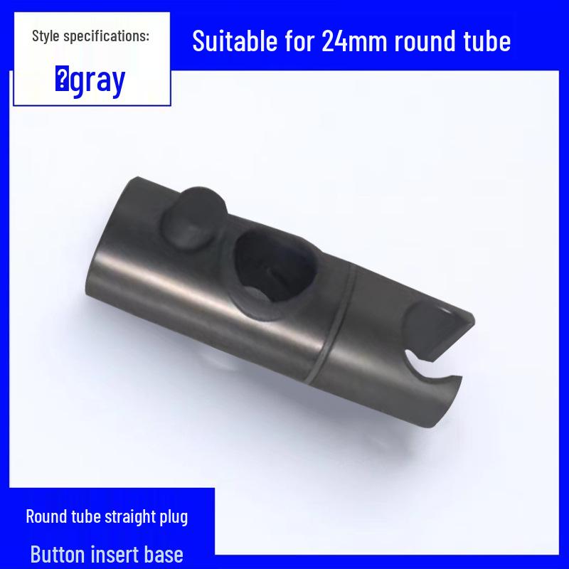 Adjustable Shower Head Holder with Slider for 18-25mm Round Rail