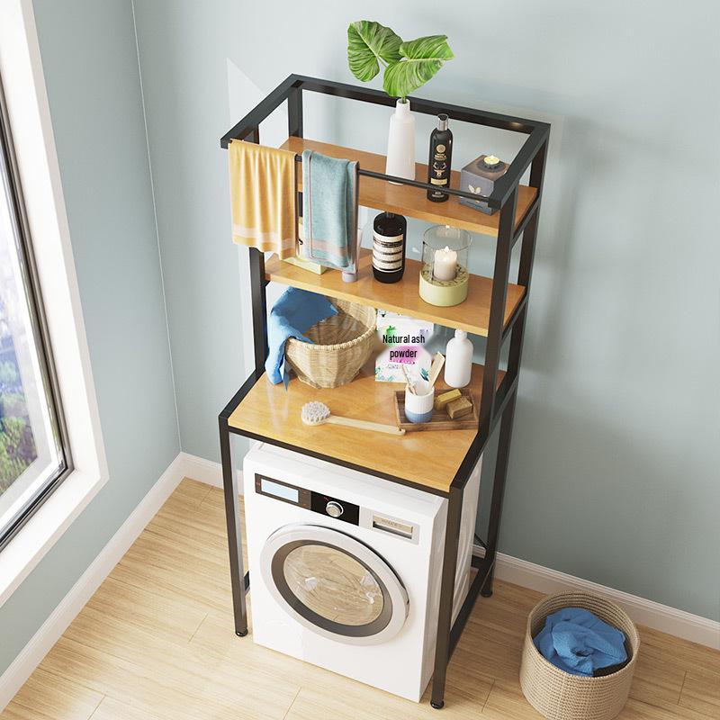 Stainless Steel No-Punch Multi-Layer Bathroom Storage Rack for Above Toilet