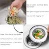 Stainles Steel Sink Filter Mesh Metal Floor Drain Net Food Slag Stopper Plug Bathtub Hair Catcher Deodorant Drainer Kitchen Tool