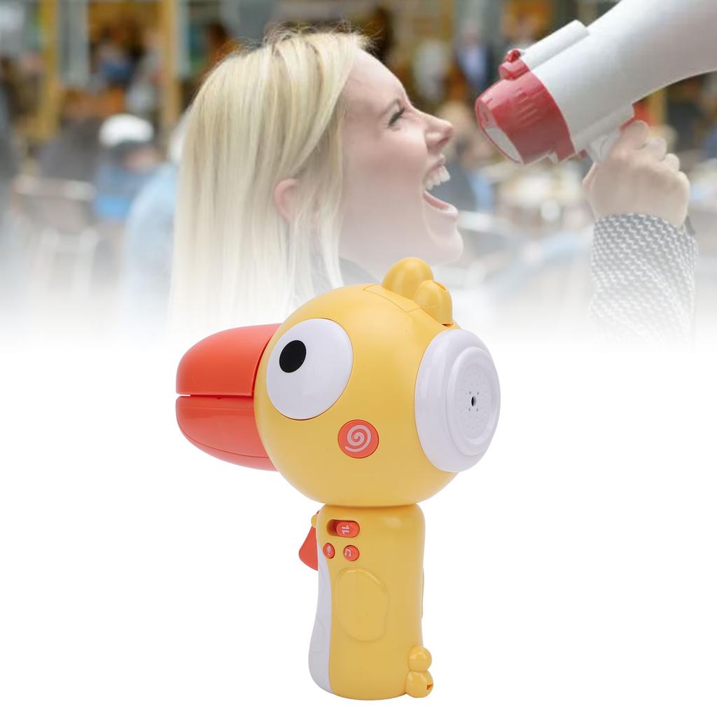 Voice Changer Cartoon Bird Voice Changing Device for Boys Girls Electric Megaphone Bullhorn with 3 Different Voice Effects Fun Outdoor Toy