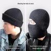 Men's Winter Wool Balaclava Beanie: Windproof, Coldproof Face Mask