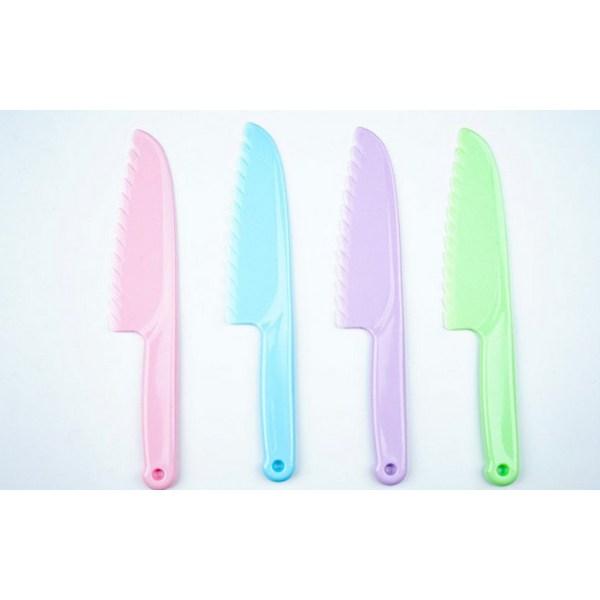 Safety Knife for Children + Pouch, Pink, 1 Set, Korean Popular Tableware