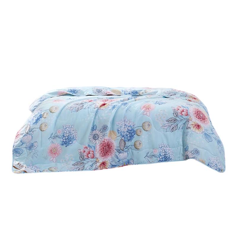 

Fuanna Seven-Hole Antibacterial Printed Summer Quilt - Flowing Light Dream