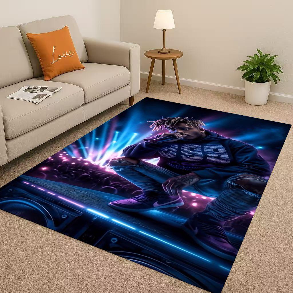 27 Style Top Hip Hop Rapper Star Cartoon Art Living Room Non-Slip Area Rug Carpet for Bedroom Playroom Sofa,Home Decor Doormat