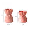 Solid Color Water Cultivation Vase Plastic Flower Arrangement Vase Creative Bouquet Vase