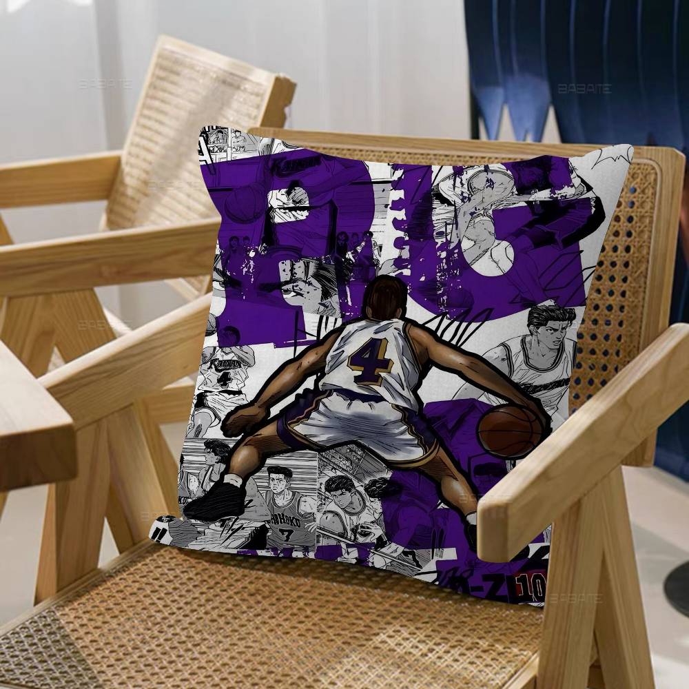 Japanese Comics S-SLAM D-DUNK Cushion Cover Pillowcase Upholstery Sofa Throw Pillow Home Decor Pillowcas