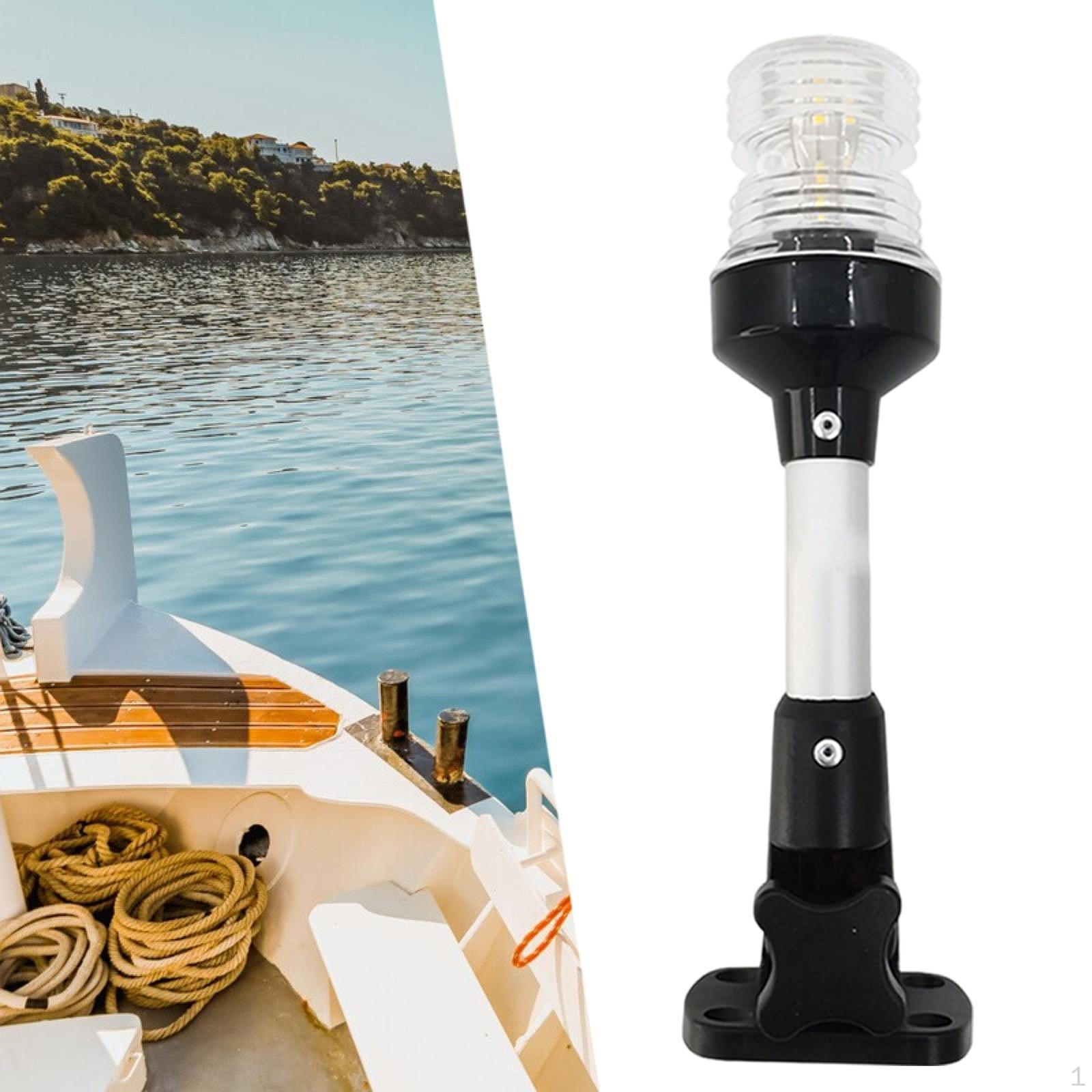 

LED Marine Navigation Light Lamp Bright Anchor Degree Fold Down 9 Inch