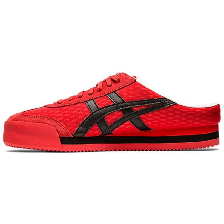 Onitsuka Tiger California 78 Sabot Comfortable Breathable Durable Low Top Lifestyle Casual Shoes Unisex sneaker Red Black 1183A640-606