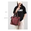 Bolsa de Ombro Único Bolsa Feminina Tendência Simples Moda Versão Coreana Grande Capacidade Mão Transversal Lona