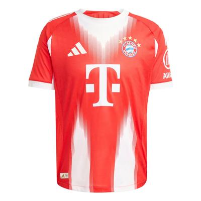 adidas Bayern München 25/26 Heim Minimalistisches Bequemes Slim Fit Kurzarm Fußballtrikot Herren Oberteile JJ2144