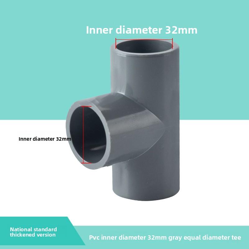 20 25 32mm Grey PVC Pipe Connector Straight Elbow Tee Cross Joints Water Pipe Adapter Home DIY Tube 3 4 5 6 Ways Joints