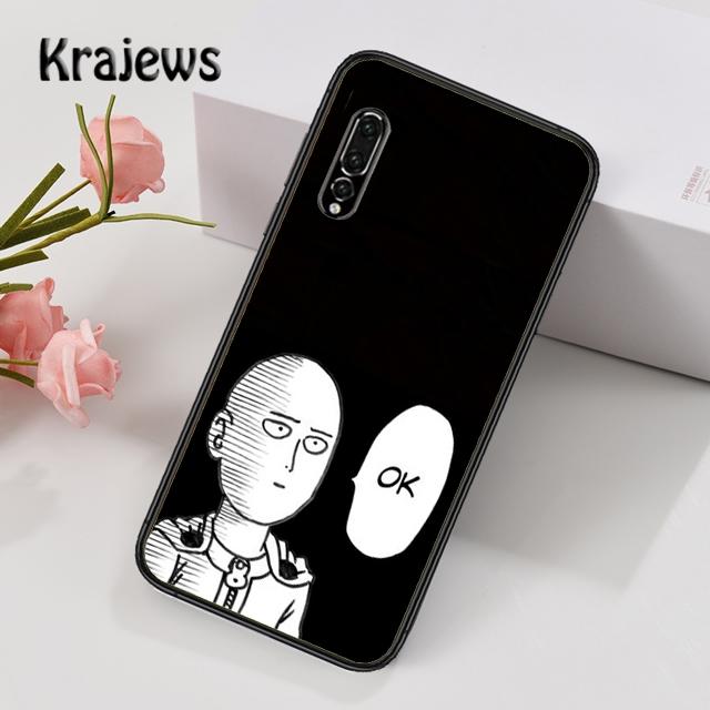 

Krajews One Punch Man Japan Manga Phone Case Cover For Huawei P10 P20 P30 P40 Mate 10 20 30 40 Pro Lite P Smart 2019 2020 Z Mate 40 Pro