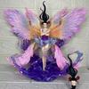 34cm JT Toys One Piece Anime Figure Nico Robin Figure 6 Wing 2 Heads Version Robin PVC Statue Model Ornament Collect Gift Toy