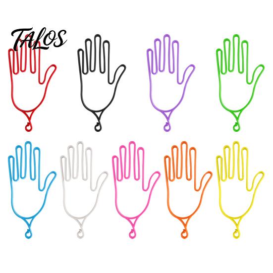 Golf Bag Clip 2 Pcs Glove Holders Plastic Gloves Stretcher Support Reliable Hanger Frame Storage Keeper Rack Dryer Shaper Golfing Accessories