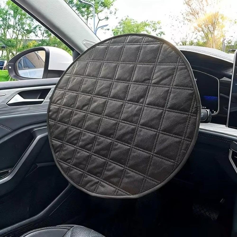 Universal Auto Steering Wheel Sheath Heat-Resistant Steering Wheel Sun Block  Summer Use