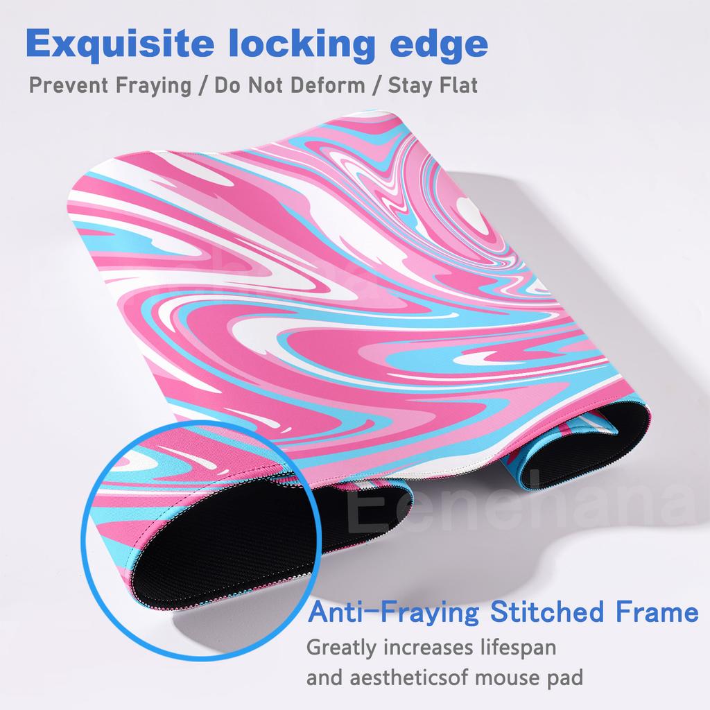 Xxl HD Strata Liquid Art Mouse Pad Computer Laptop Anime Keyboard MouseMat Large Colorful Desktop Expansion Pad Gamer Decoracion