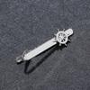 Jewelry Wedding Tie Pin Gold Plated Men Necktie Buckle Clasp Clip Necktie Bar Clasp Rudder Tie Clip