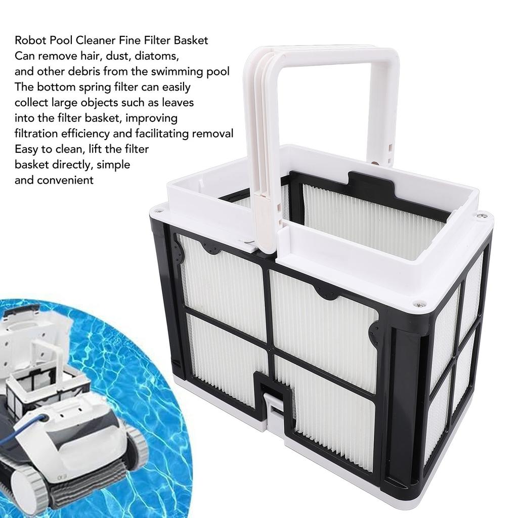 Fine Filter Basket 9991460 Robot Pool Cleaner Fine Filter Basket Long Lasting Super Strong Filtering Simple Cleaning for S50