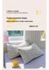 Class A Soft 100% Cotton Double Layer Gauze Pillowcase - Small Floral, Breathable, Single Piece for Summer