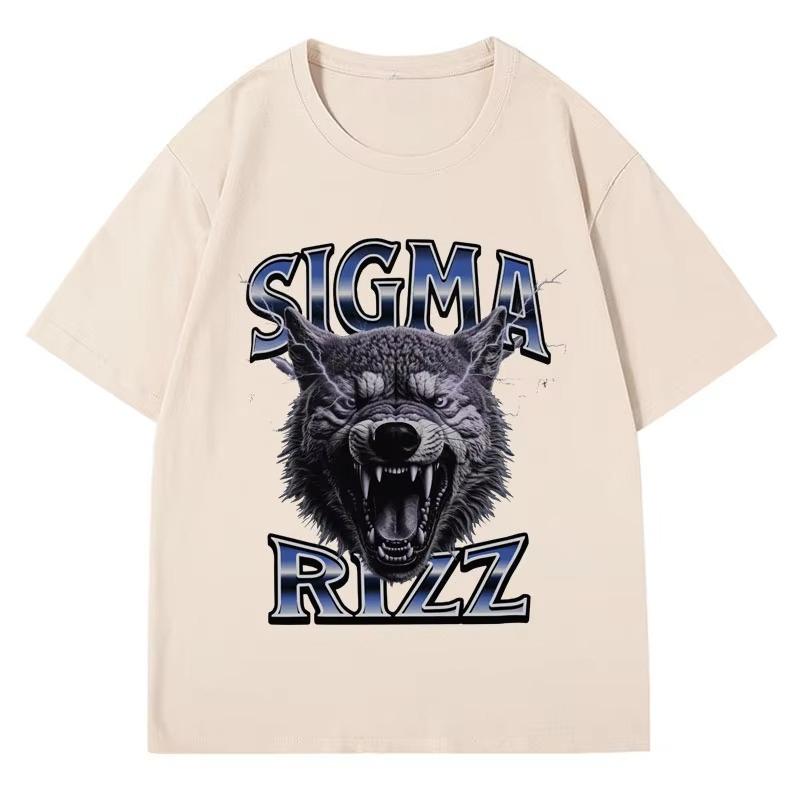 

Sigma Rizz T-Shirt Funny Meme Graphic T Shirts Men s Clothing 90s Aesthetic Gift for Him Short Sleeve Retro Men and Women 4XL