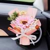 Valentine's Day Dried Flowers Bouquet Auto Perfume Air Vent Clip Mini Bouquet Eternal Flower Car Interior Ornament Holiday Gifts