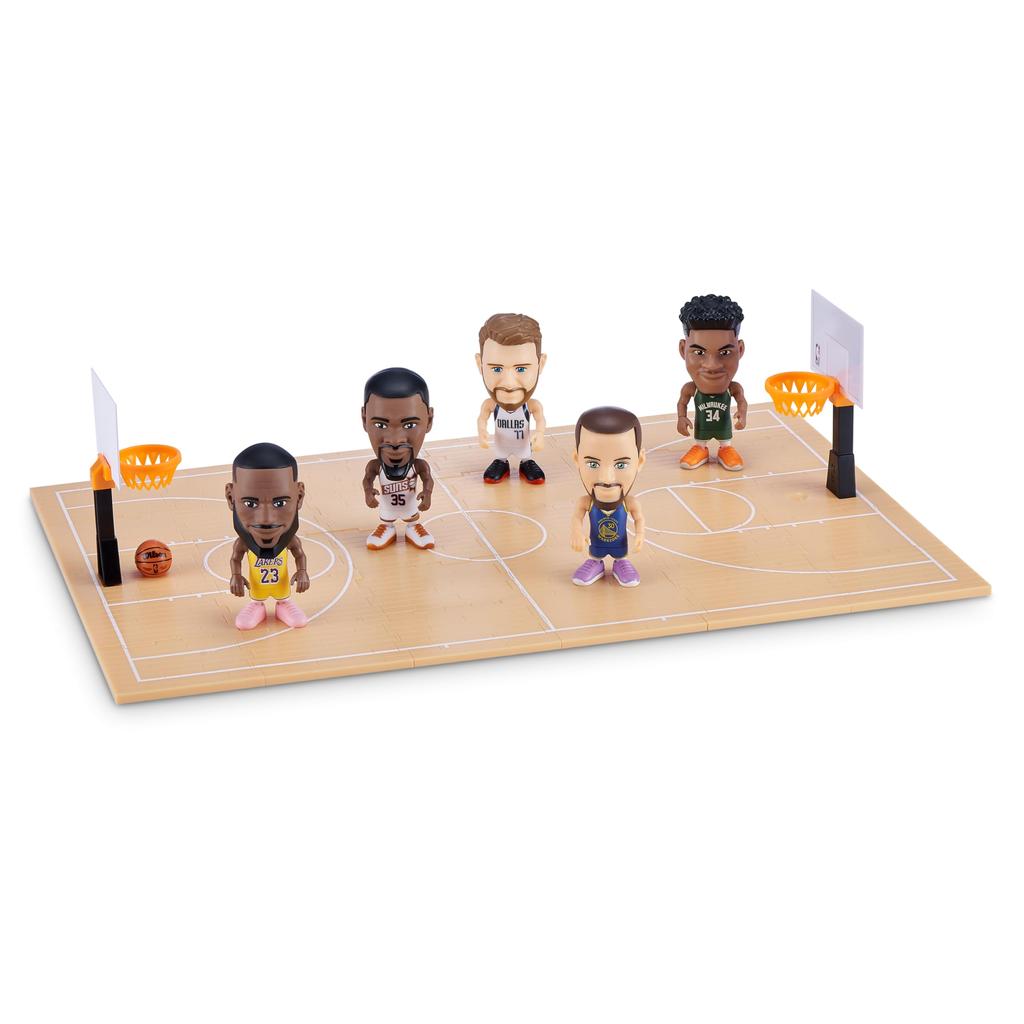 ZURU 5 Surprise NBA Ballers Series 1 Collectible Mystery Capsule Toy for Girls, Realistic Miniature Baby Playset Accessories