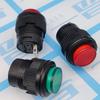 New 1PCS R16-503 Round Button Switch Momentary 3A 250V 16MM Self Locking Round Push Button Switch