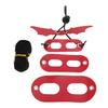 Small Reptiles Animals Harness Adjustable Bearded Dragon Leash for Outdoor WalkingRed Red Wings